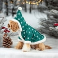 thumbnail image 5 of Dog Christmas Outfits Girl Boy Dog Holiday Dress Lightweight Doggie Costume Puppy Clothes Pet Apparel with Bowknot Santa Print Cat Clothing, Green Medium, 5 of 5