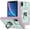 Green Pink, variant on Case for iPhone XR, Camera Cover Phone Case with Rotation Ring Stand for Apple iPhone XR - Green Pink