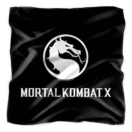 Mortal Kombat X Dragon Logo Bandana (21 in x 21 in)