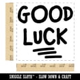 thumbnail image 2 of Good Luck Cute Text Self-Inking Rubber Stamp Ink Stamper - Red Ink - Large 1-1/2 Inch, 2 of 7