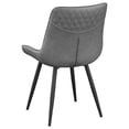 thumbnail image 6 of Miekor Furniture Grey Tufted Swivel Side Chair (Set of 2) B5A4179, 6 of 9