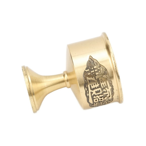 ESTINK Liqueur Goblet Vintage Hand Made Pure Brass Durable Sturdy Polishing Beautiful Brass Chalice Cup,Brass Chalice