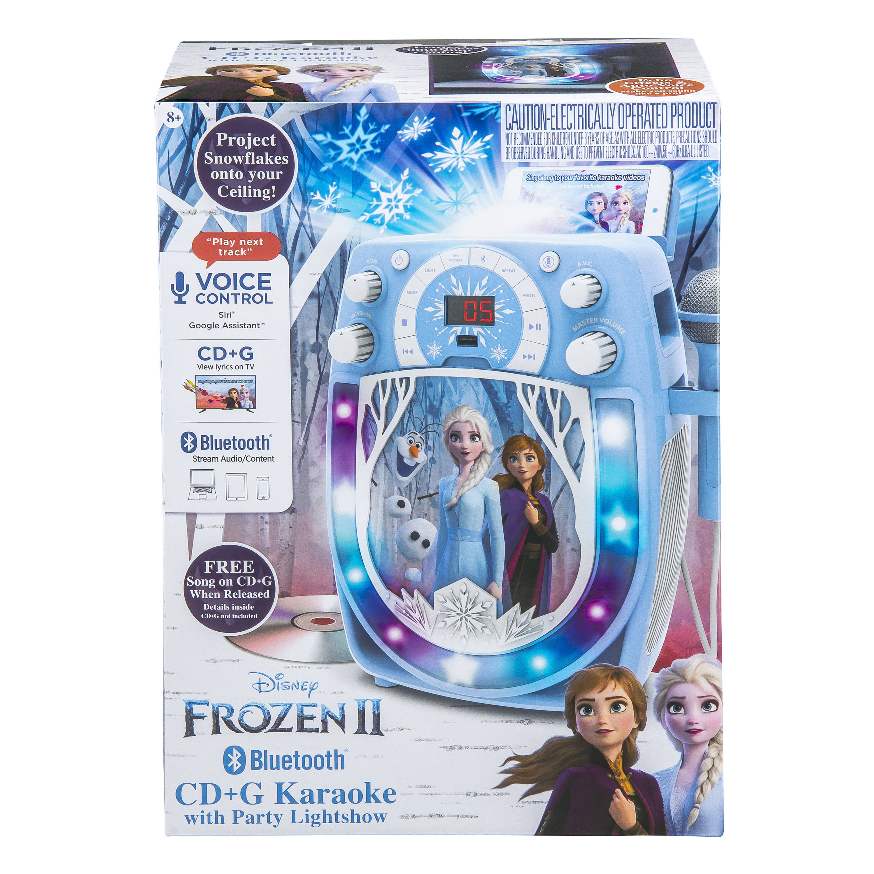 Frozen - Disney Frozen II Karaoke with Snowflake Projector and Microphone (cd+g) - image 5 of 6