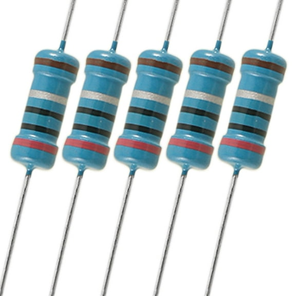 Unique Bargains 200pcs 2R 2 Ohm 1% 1W Axial  Metal Film Resistor