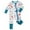 White, variant on Utlike Baby Boys Bodysuits Long Sleeve Zip Up Romper Soft Comfortable Pajamas For Everyday Wear Comfort Fit Infant Onesies Daily Wear Size 12-18M