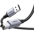 thumbnail image 1 of UGREEN Cable Impresora Largo USB 2.0 Tipo A a Tipo B, Cable USB a B de Nylon para Connectar Impresora HP, Epson, Brother, Lexmark, EscAner, Disco Duro, Fotografia Digital (2M), 1 of 5