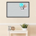 thumbnail image 3 of PinPix 36x24 Custom Cork Bulletin Board Ikat Vintage Lt Green Poster Board Has a Fabric Style Canvas Finish, Framed in Ikat Vintage Lt Green, by ArtToFrames (PinPix-1597), 3 of 5