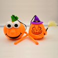 thumbnail image 5 of Juguetes de calabaza para fiesta de Halloween con sonido de terror, calabaza, bruja, escoba de mano, Jack-o'-Lantern colgante, 3 pilas AAA, farol de calabaza, luces navideñas para decoración de interiores y exteriores, fiesta oso de fresa Electrónica, 5 of 5