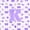 Purple K, variant on meiyoeat Cute Bow Letter E Zipper Comforter Set with Fitted Sheet and 2 Pillowcases, Floral Plaid Zipper Bedding Set for Kids Girls, Purple, Reversible, 3 Pieces