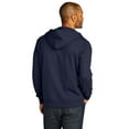thumbnail image 2 of District Re-Fleece Full-Zip Hoodie, True Navy, 4XL, 2 of 3