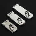 thumbnail image 4 of Padlock Hasp Stainless Steel Window Cupboard Locker Mailbox Lock Plate Hotel Office Outdoor Gate Shed Safety Latch Anti-lost 5 Inch, 4 of 9
