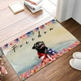 thumbnail image 2 of Freedom Pug on Independence Day 4th of July Doormat Dog Lover Gifts Indoor Outdoor Welcome Mat - 01005, 2 of 5
