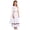 White, variant on Kids Girls Roman Toga Dress One Shoulder Metallic Tunics Overlay Chiffon Shawls Maxi Gowns for Themed Parties White 6