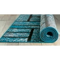 thumbnail image 2 of #041 SUM; Teal Boxed Geometric Modern Design Area Rug RUG AND DECOR INC., 2 of 3