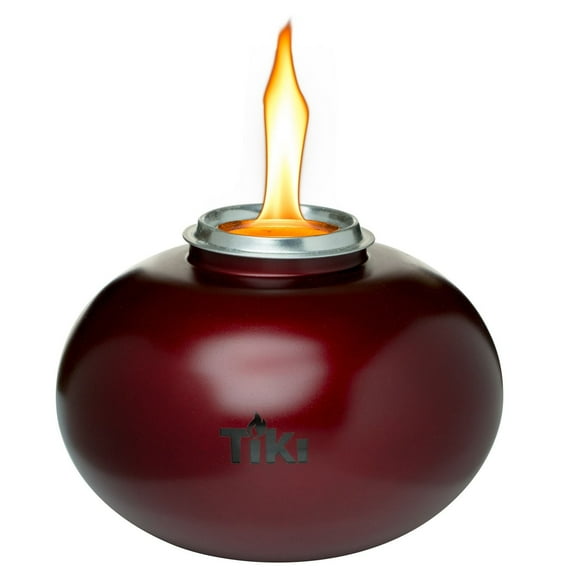 TIKI Clean Burn Glass Pearl of the Sea Table Torch Firepiece