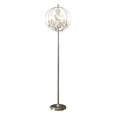 thumbnail image 1 of Lámpara de pie Benzara BM308929, 155 cm, estilo candelabro cromado, 1 of 5