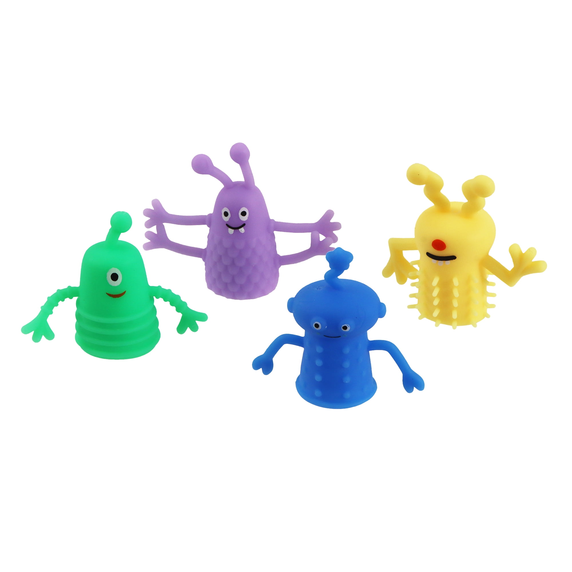 Way to Celebrate! Finger Monsters, 8 Pieces, TPR, Novelty