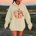 thumbnail image 2 of ZSQDM Women's Hoodies Sweatshirts Airplane Mode Hoodie Women Teacher Shirts for Women First Day of School Shirt Teacher's Holiday Anniversary Outfit Graphic Tops Polyester (M), 2 of 4
