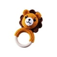 thumbnail image 3 of Agiferg Cartoon Knitting Handmade Crochet Knitting Rattle Ring Suzuki Ring, 3 of 4