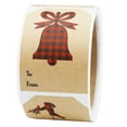 thumbnail image 2 of Plaid Christmas Silhouettes Gift Tags | 2 x 3" Tag - 100 Pack, 2 of 6