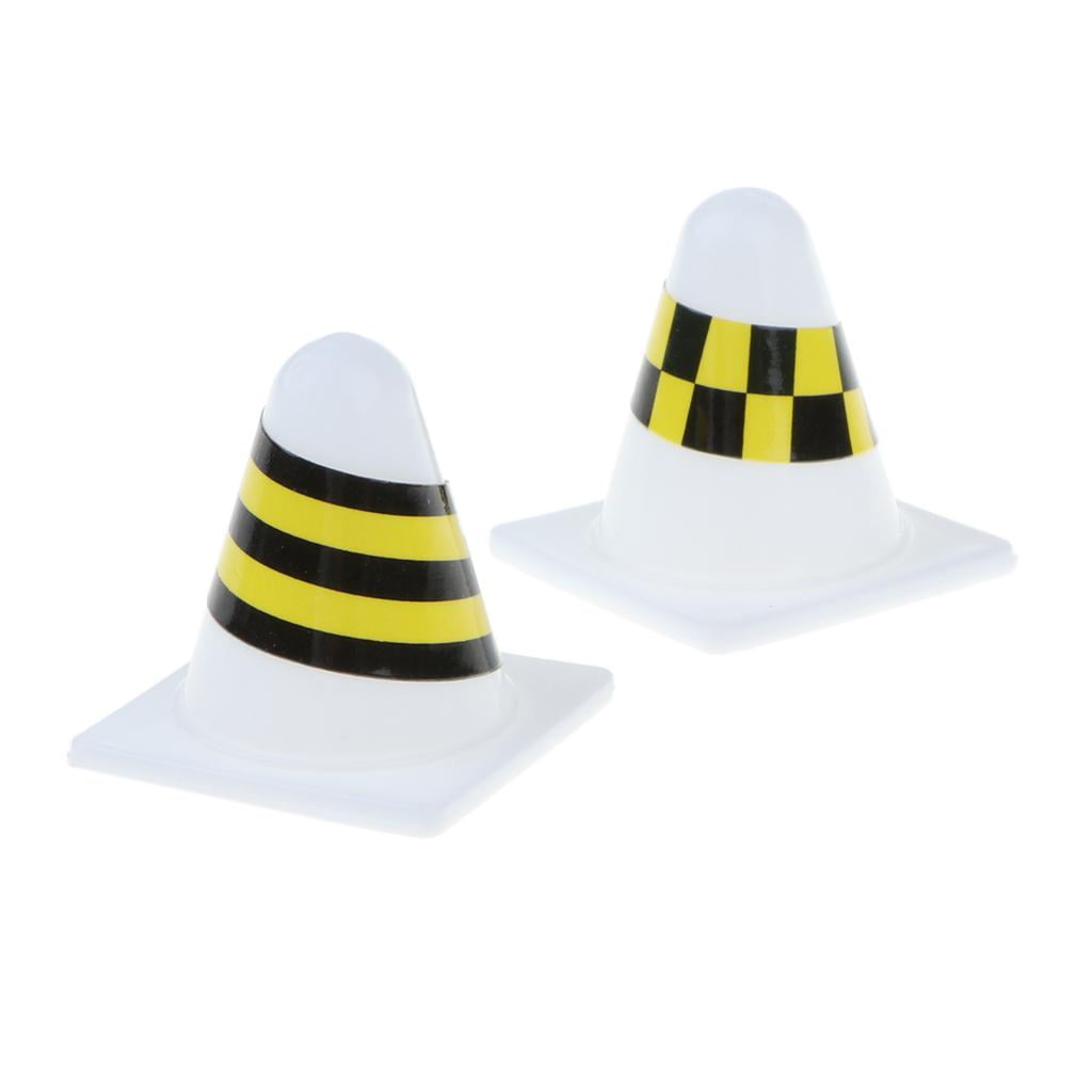 Ensemble de 28 Panneaux de Signalisation Miniatures Accessoires de Circulation Routière