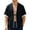Black, variant on Mens T Shirts, Mens Linen Shirts Japanese Short Sleeve Kimono Cardigan Yukata Coat Loose Open Front Loose Cardigans Jacket Tops Navy M
