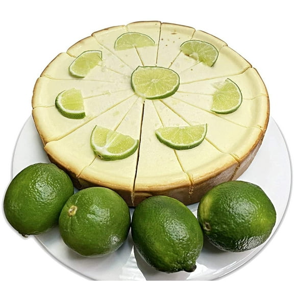 Andy Anand Sugar Free Key Lime Cheesecake 9" Fresh Made with Greeting Card for Birthday Valentine Wedding Anniversary (2 lbs)