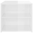 thumbnail image 3 of vidaXL Side Table High Gloss White 50x50x45 cm Engineered Wood, 3 of 4