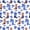 White Blue, variant on Manfei Western Kawaii Boots Hats Twin Comforter Sets 2pcs,Cute Cactus Horseshoe Bedding Set,Light Pink Peach,1 Comforter and 1 Pillowcase,Reversible