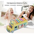thumbnail image 5 of Enfants Xylophone Jouet Bus Éducation Musicale Instrument de Percussion avec Maillet pour les Jeunes Enfants Tout-Petits, Modèle: Jaune, 5 of 5