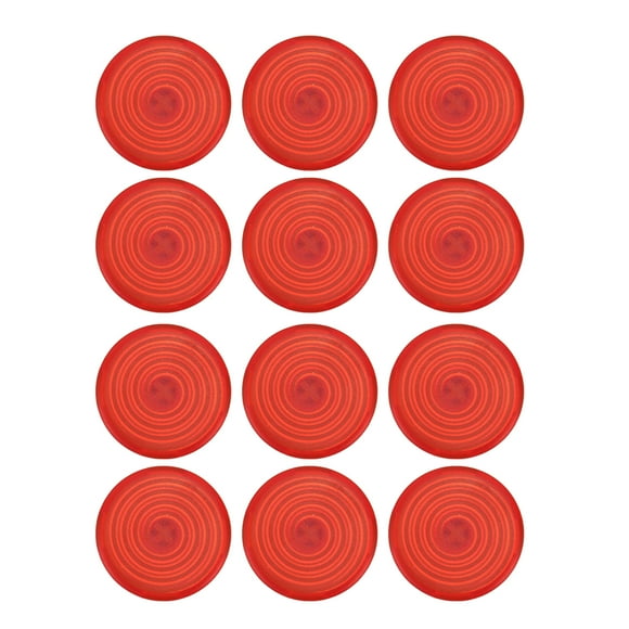 ZOUSSIQI 12pcs Arcade Button Cover Replace Mechanical Push Button Cover for Kailh for Cherry for TTC for Akko for Glorious Switches Red EL225#02780