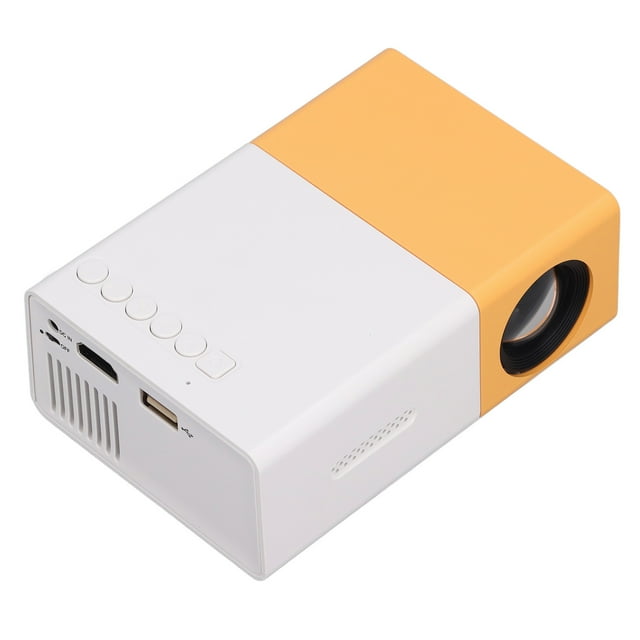 Proyector LED, Proyector De Video Portátil USB 1080P HD, Lindo Proyector De Películas
