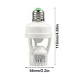 thumbnail image 5 of Motion Activated Light Socket,E27 Motion Security Light Bulb Socket Indoor for Front Door Porch Garage Basement Hallway Closet, 5 of 9