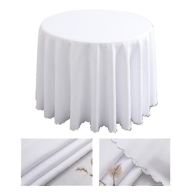 Waterproof Microfiber Tablecloths, Round Tablecloths For Outdoor And Interior Trim Cloth Hk