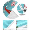 thumbnail image 2 of FMSHPON Scandinavian Christmas Traditional Gnome Tomte StandingRed Heart Xmas Christmas Tree Skirt Stand Mat for Holiday Party Decoration Indoor Outdoor 48 inches, 2 of 6