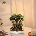 thumbnail image 3 of Irish Festival Decor, Green Four-Leaf Clover Acrylic Statue, Easter Decor, Flat Tabletop Ornament, Clover Decor for Home, Living Room, Office, Desk & St. Patrick's Day Decoration, F, 3 of 9
