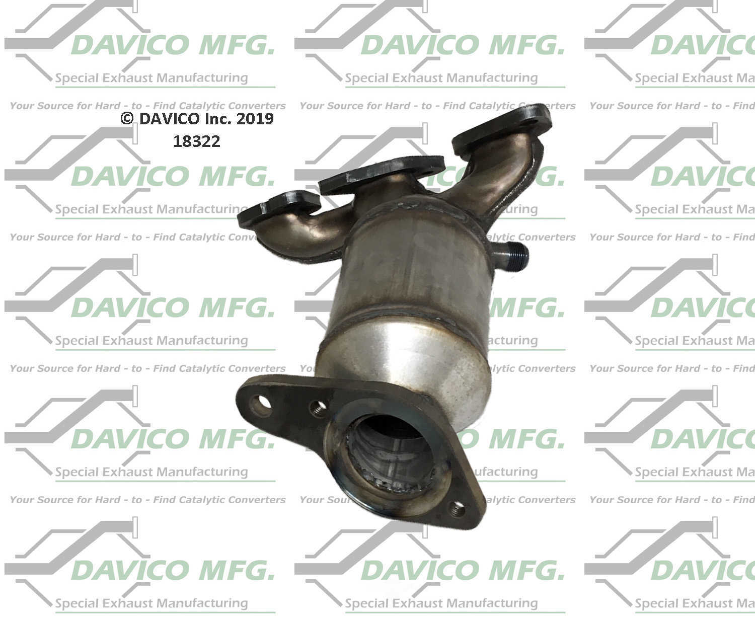 Davico Mfg Catalytic Converter P/N:18322 Fits select: 2003-2005 MAZDA 6