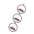 thumbnail image 3 of Hermoso alimentador de colibrí colgante Circular, alimentador de colibríes colgante para exteriores, 3 piezas, 3 of 10