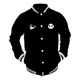 thumbnail image 1 of Chamarra Varsity Genérica Tipo Jack Skellington, 1 of 3