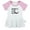 Pink Raglan Dresses, variant on Daddy's Future Golfing Buddy Funny Dresses For Baby, Newborn Babies Skirts, Infant Princess Dress, 0-24M Kids Graphic Clothes (White Sleeveless Dresses, 0-6 Months)
