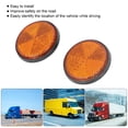 thumbnail image 4 of Round Reflector Red Reflector Car Reflector Bike Part Motorcycle Reflector 2 Pcs Round Reflector Universal Motorcycle Bike Red Reflector PMMA Material, 4 of 8