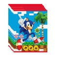 thumbnail image 2 of Sonic Birthday Party Supplies Bundle includes 16 Plastic Loot Bags, 24 Tattoos, 1 Dinosaur Sticker Sheet, 2 of 4