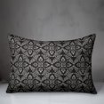 thumbnail image 3 of Creative Products Black Medallion Pattern 14x20 Indoor / Outdoor Pillow, 3 of 3