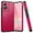 Pink, variant on TJS for Motorola Moto Edge 5G 2024 Phone Case, Dual Layer Hybrid Magnetic Support Shockproof Heavy Duty Cover for Moto Edge 5G 2024 (Red)