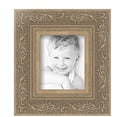 thumbnail image 2 of ArtToFrames 5" x 6" Majestic  Silver Picture Frame, 5x6 inch Gold Wood Poster Frame (WOM-5121), 2 Pack, 2 of 6