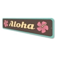 thumbnail image 4 of Aloha Novelty Decor, Metal Wall Sign - 4x18 Inches, 4 of 4