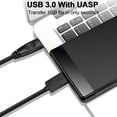 thumbnail image 2 of Guardoinrt ABS SATA To USB Enclosure Tool Free Installation. Plug And Play. Convenient And Durable Easy To -, 2 of 6