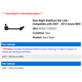 thumbnail image 2 of Rear Right Stabilizer Bar Link - Compatible with 2007 - 2013 Acura MDX 2008 2009 2010 2011 2012, 2 of 2