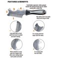 thumbnail image 2 of Outil de Nettoyage Rouleau et Brosse, Lame Spatule en Acier Inoxydable Épais, 2 of 5