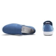 thumbnail image 5 of NOKIO Men's Breathable L𝗈afers So𝗅id Color Trendy Casual Shoes Comfortable Lightweight Daliy Sports Shoes Wide Width Canvas Work Shoes S𝗅ip On Non-S𝗅ip Flat Shoes, 5 of 6